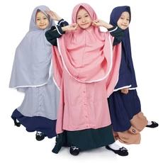 Gamis Anak Perempuan Syari Renda - DS Series