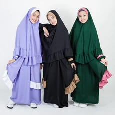 Gamis Anak Syari Rempel Kombinasi WY01 Series