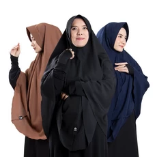 Khimar Jumbo Jilbab Syari Wolfis Premium