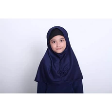 Jilbab Anak Bahan Kaos Pesantren Terbaru