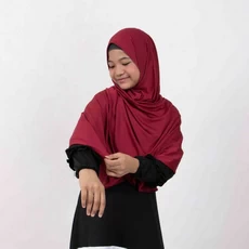 Pashmina Anak Kondangan Usia Tanggung