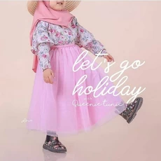Baju Muslim Gamis Anak SD 5 Tahun