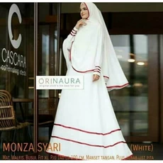 Gamis Bahan Katun Rayon Lebaran Terbaru